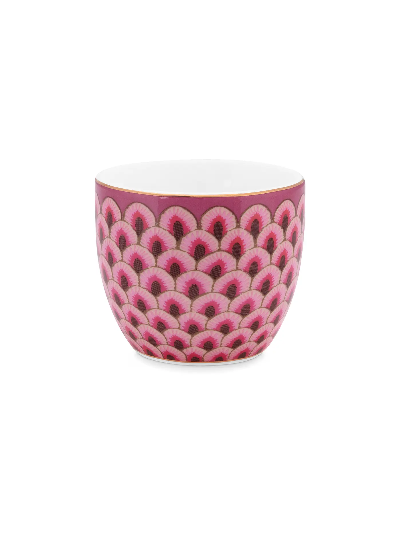 PIP STUDIO | Eierbecher 4,5cm FLOWER FESTIVAL Red Light Blue | beere